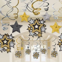 Best Windy City Novelties Hollywood Stars Swirl Decorations