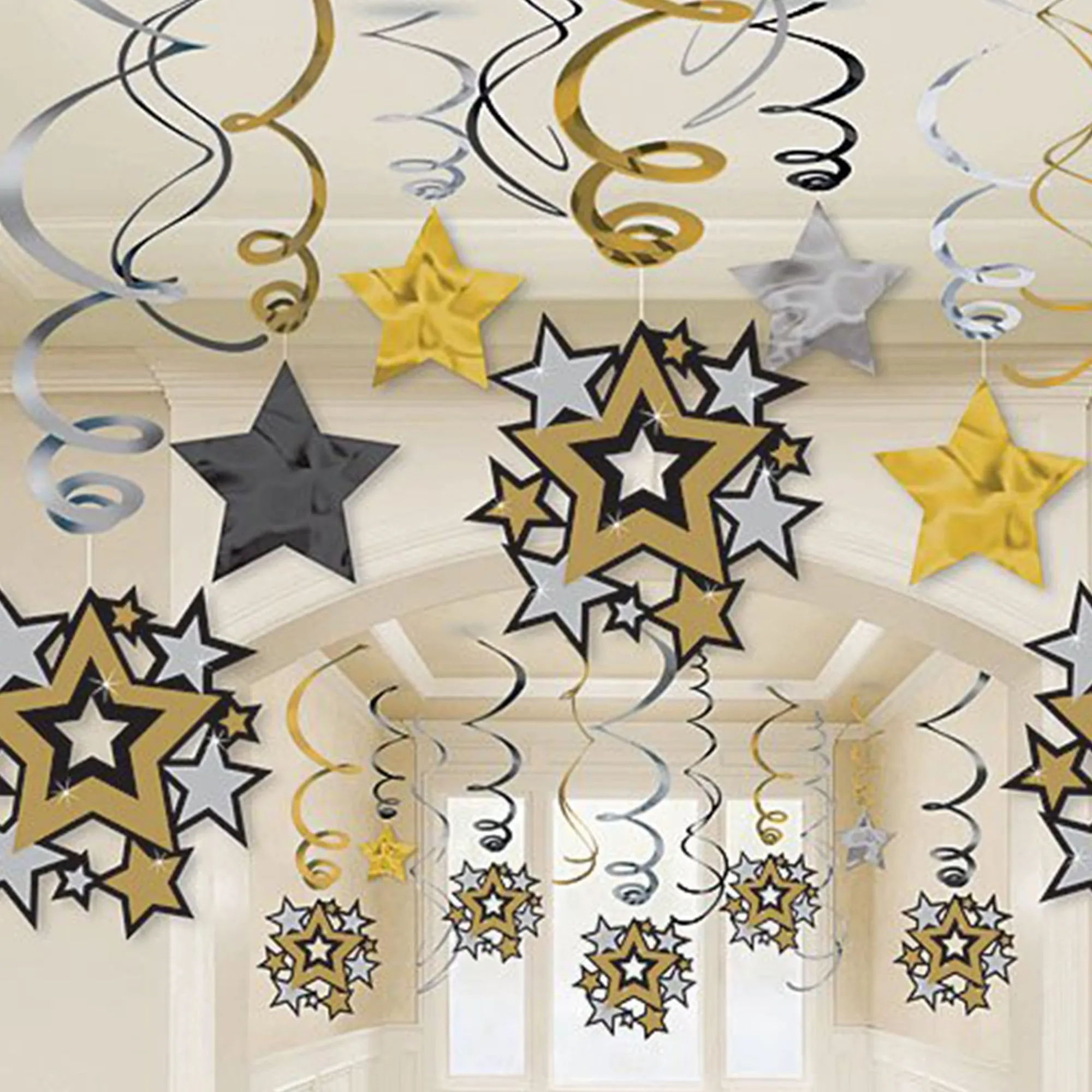 Best Windy City Novelties Hollywood Stars Swirl Decorations