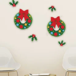 Windy City Novelties Holly & Wreath Christmas Cutouts