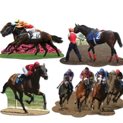 Outlet Windy City Novelties Horse Racing Cutouts