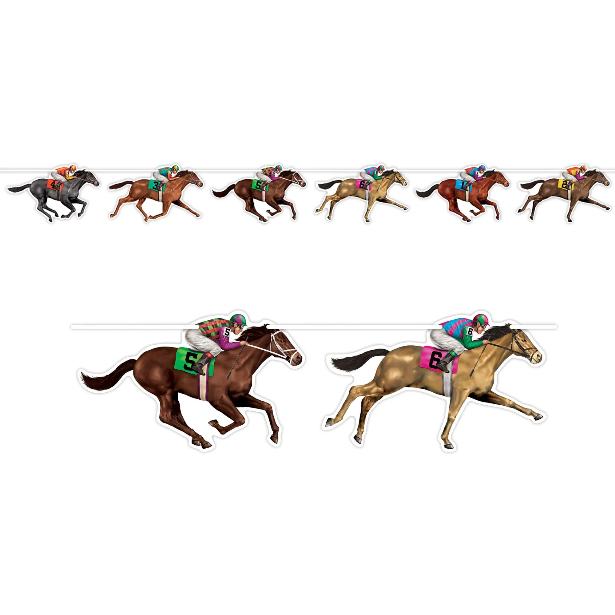 New Windy City Novelties Horse Racing Garland