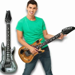 Outlet Windy City Novelties Inflatable 40" Gold & Silver Guitars