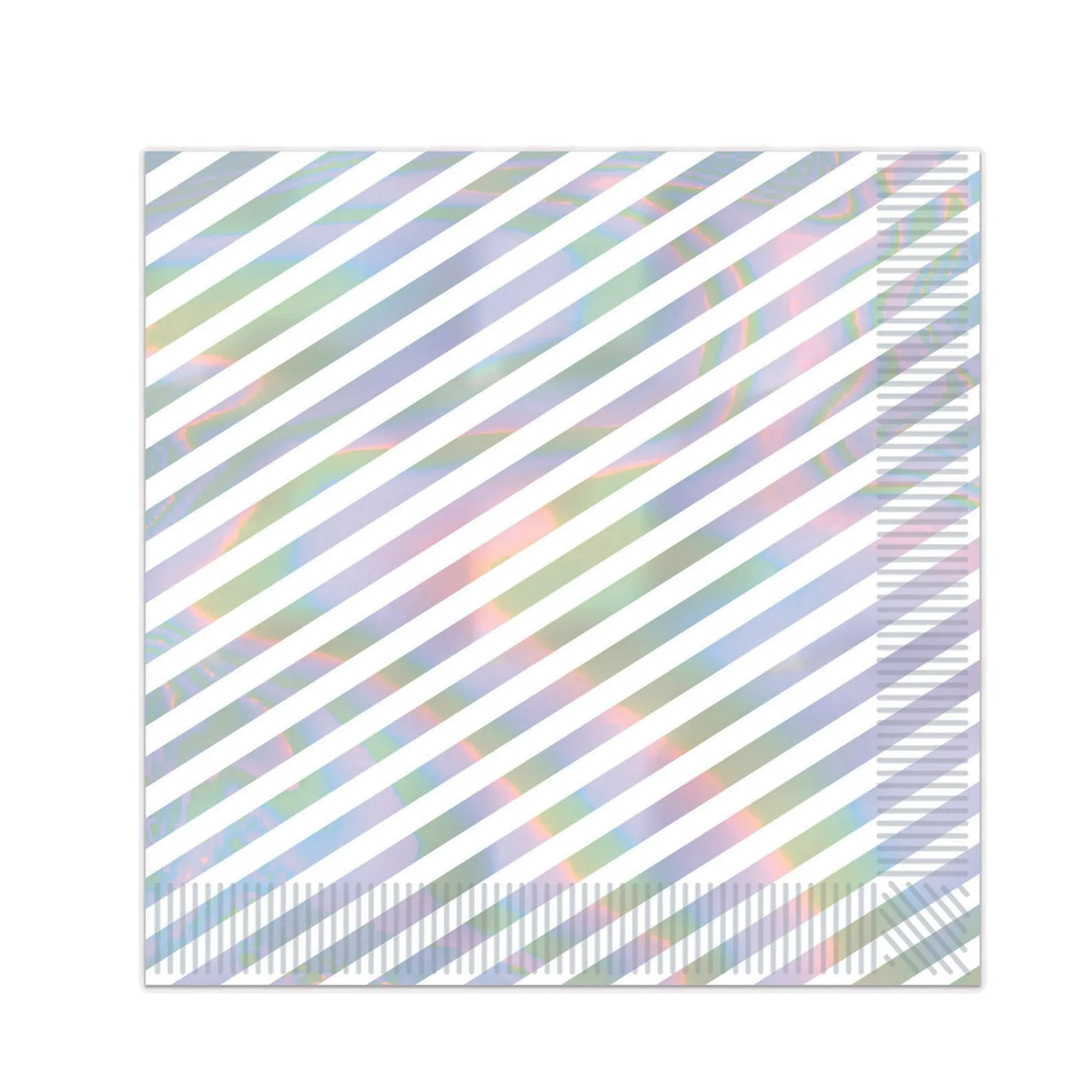 Sale Windy City Novelties Iridescent Stripes Lunch Napkins