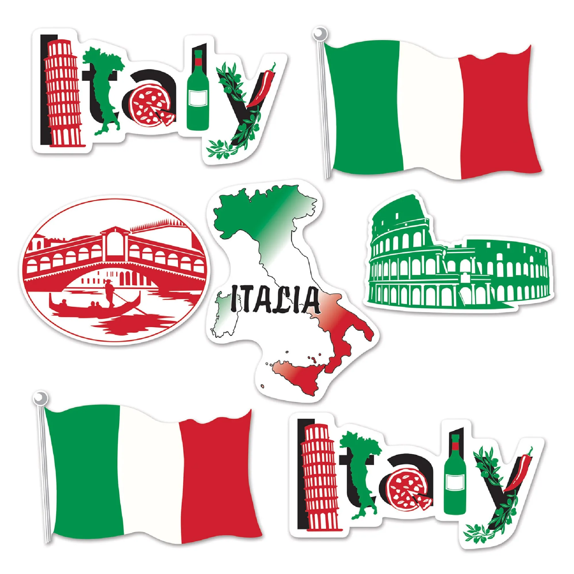 Hot Windy City Novelties Italian Cutouts