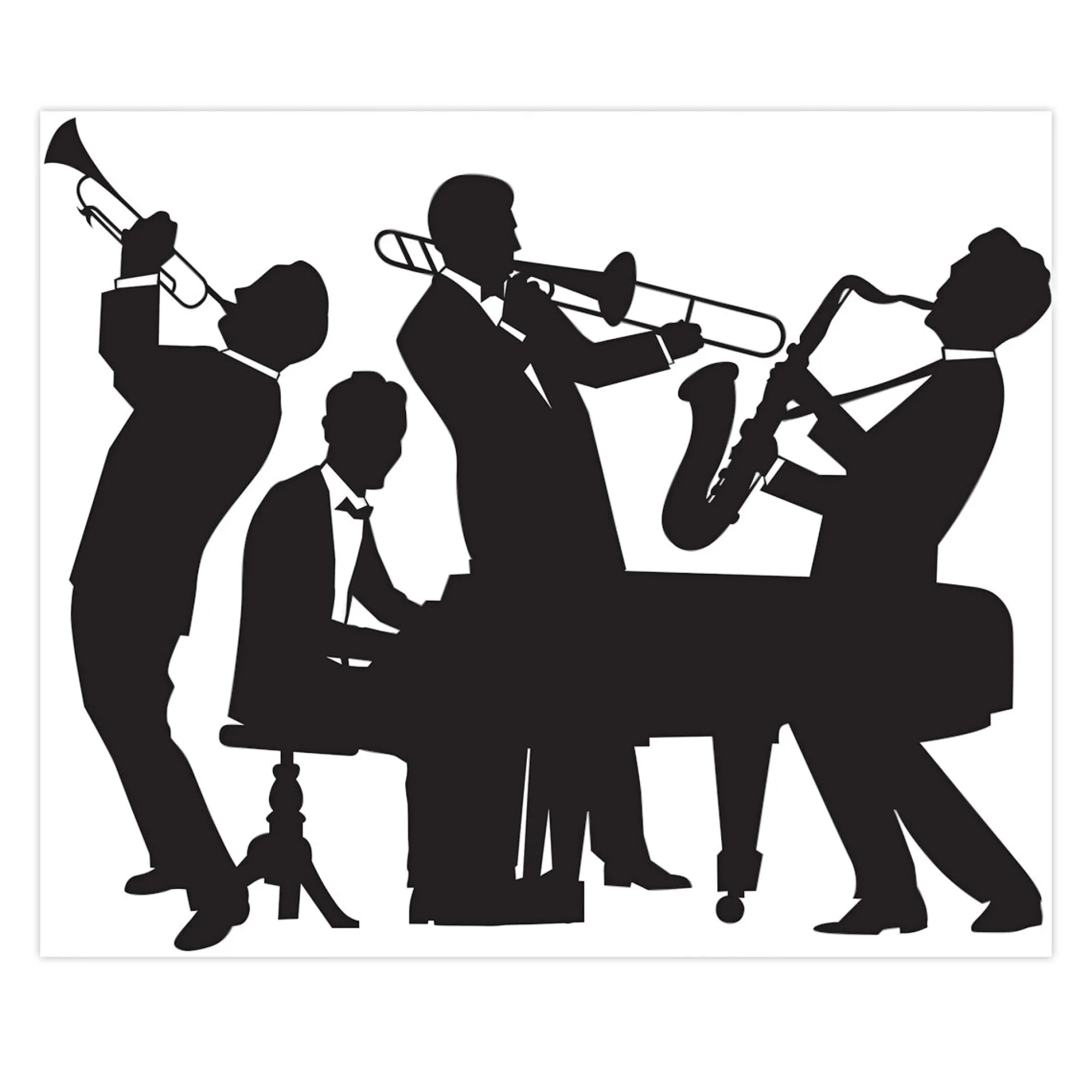 New Windy City Novelties Jazz Band Silhouettes