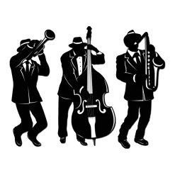 Outlet Windy City Novelties Jazz Trio Silhouettes