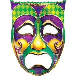 Sale Windy City Novelties Jumbo Mardi Gras Mask Cutouts