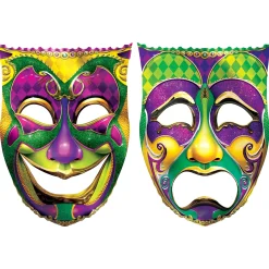 Sale Windy City Novelties Jumbo Mardi Gras Mask Cutouts