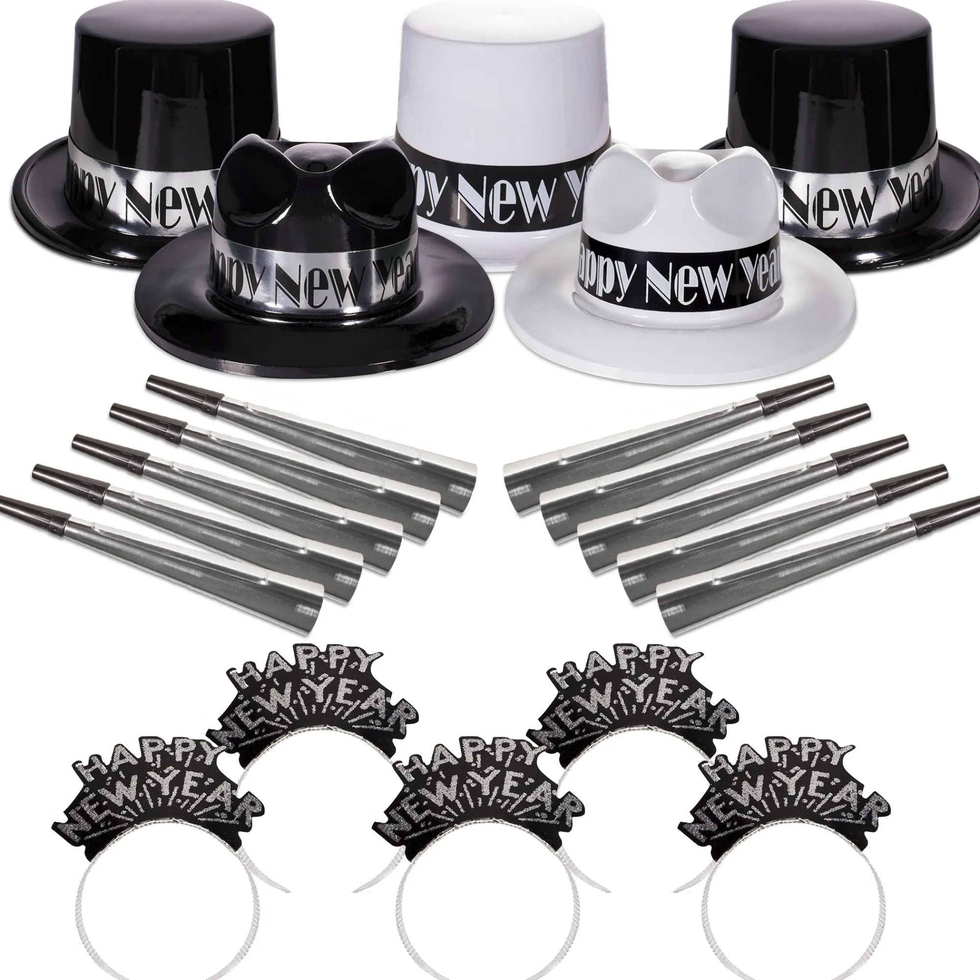 Best Windy City Novelties Jumpin' Jive New Year Party Kit for 100