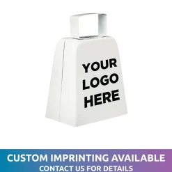Clearance Windy City Novelties Large White Cowbells