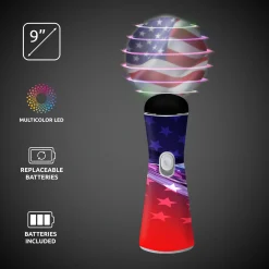 Online Windy City Novelties LED American Flag Coin Spinner Wand