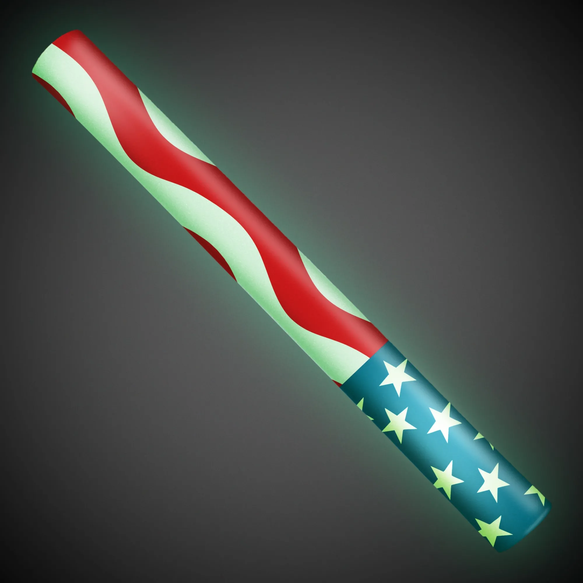 New Windy City Novelties LED American Flag Foam Lumiton
