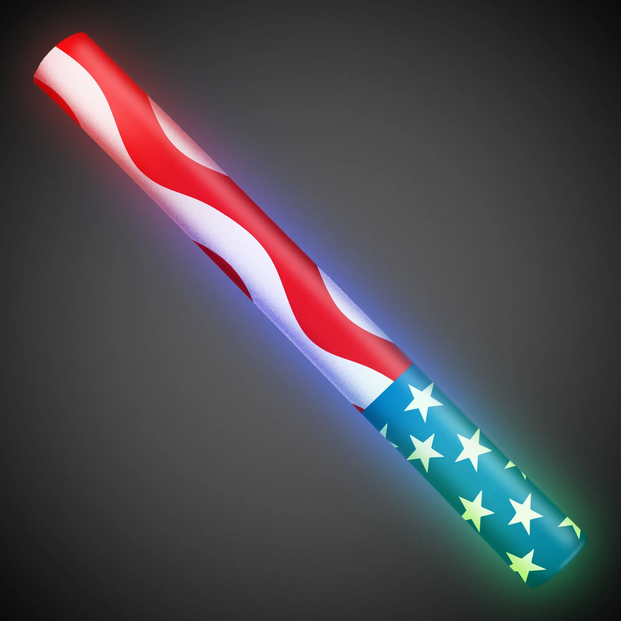 New Windy City Novelties LED American Flag Foam Lumiton
