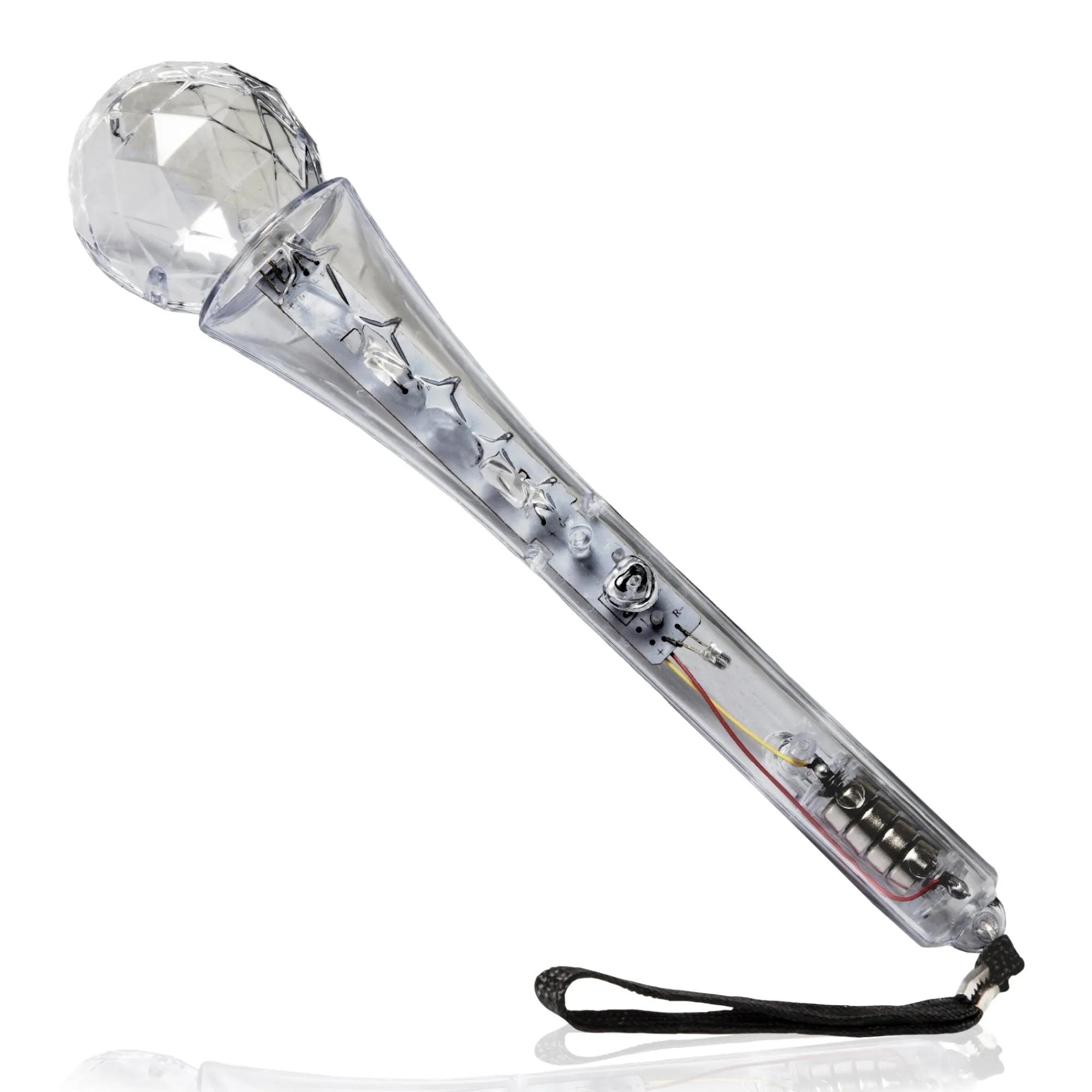 Best Windy City Novelties LED Assorted Clear Microphones Assorted Colors