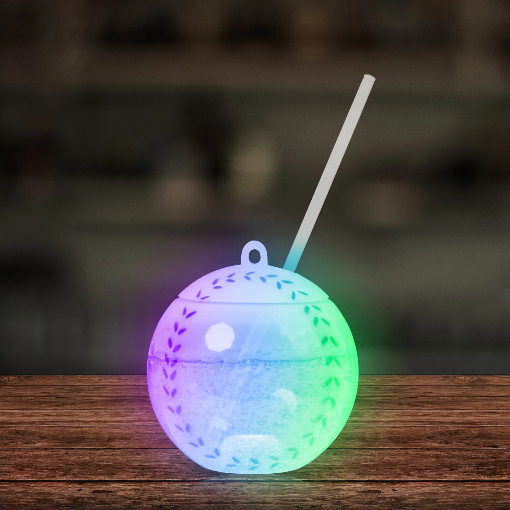 Online Windy City Novelties LED Baseball Cup with Straw