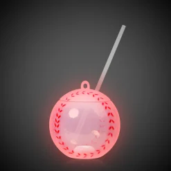 Online Windy City Novelties LED Baseball Cup with Straw