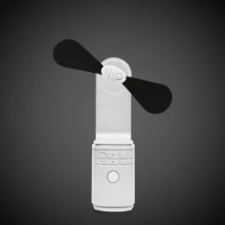 Sale Windy City Novelties LED Black & White Rechargeable Fan