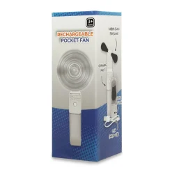 Sale Windy City Novelties LED Black & White Rechargeable Fan