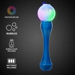 Clearance Windy City Novelties LED Bubble Wand Blue