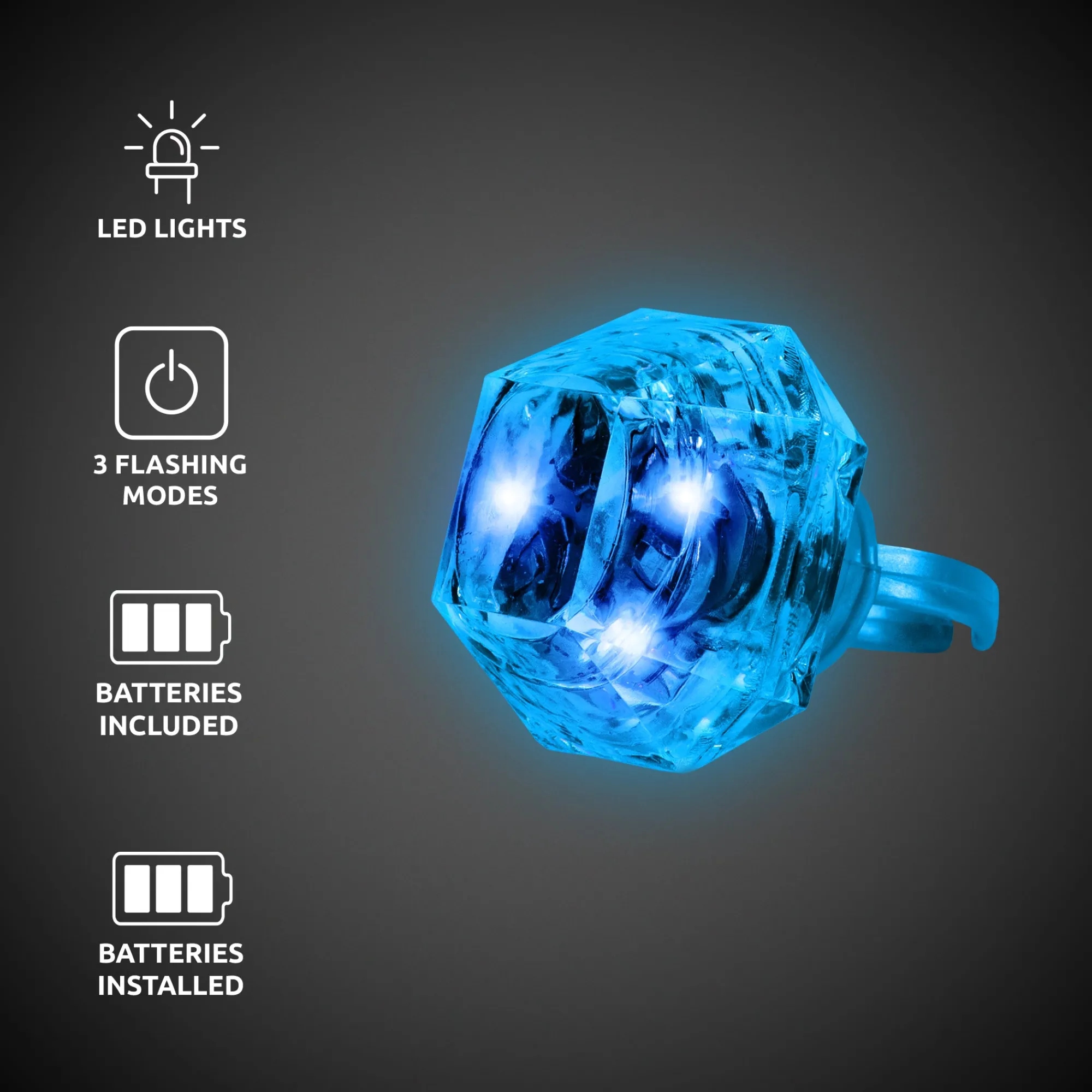 Online Windy City Novelties LED Diamond Ring Blue