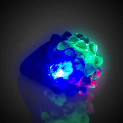 Hot Windy City Novelties LED Jelly Bumpy Rings Blue