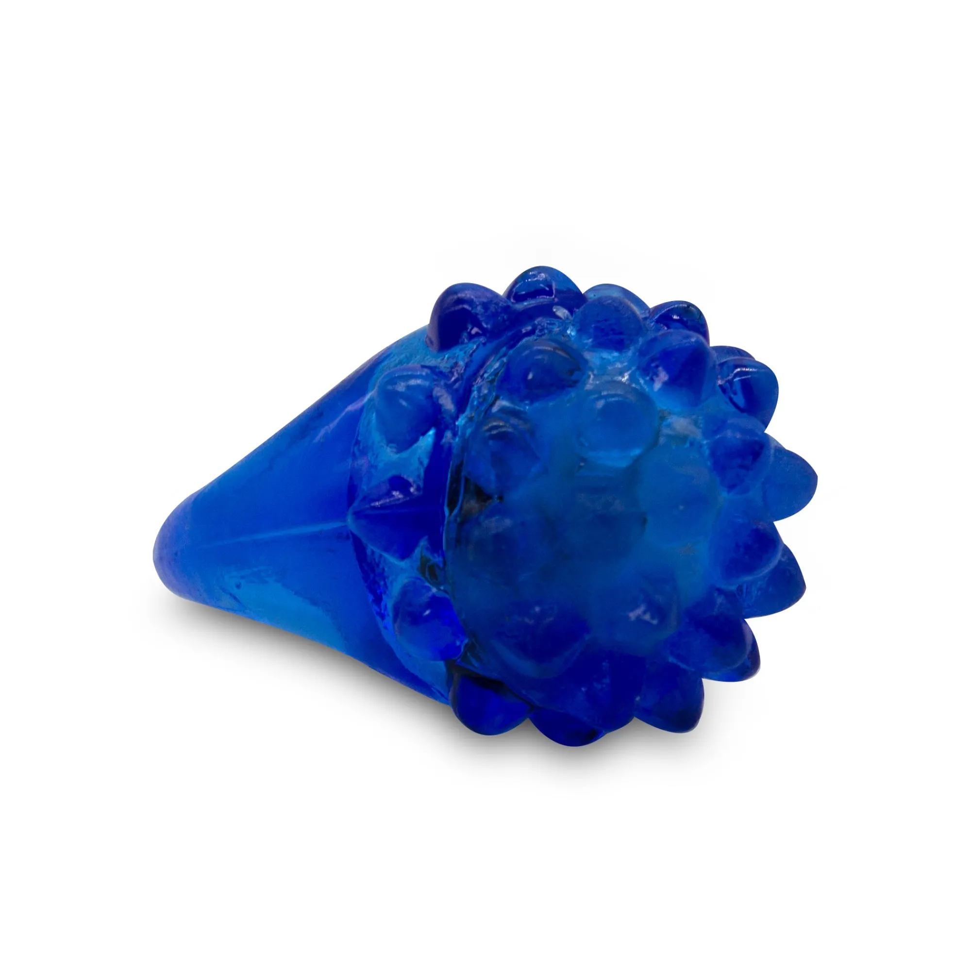 Hot Windy City Novelties LED Jelly Bumpy Rings Blue