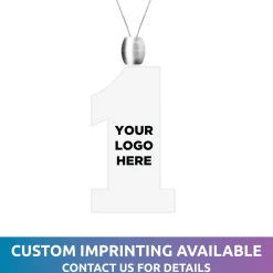 Clearance Windy City Novelties LED Blue #1 Pendant Necklace
