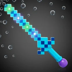 Sale Windy City Novelties LED Blue Pixel Bubble Sword