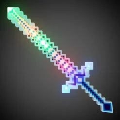 Hot Windy City Novelties LED Blue Pixel Sword