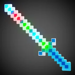 Clearance Windy City Novelties LED Blue Pixel 18" Sword