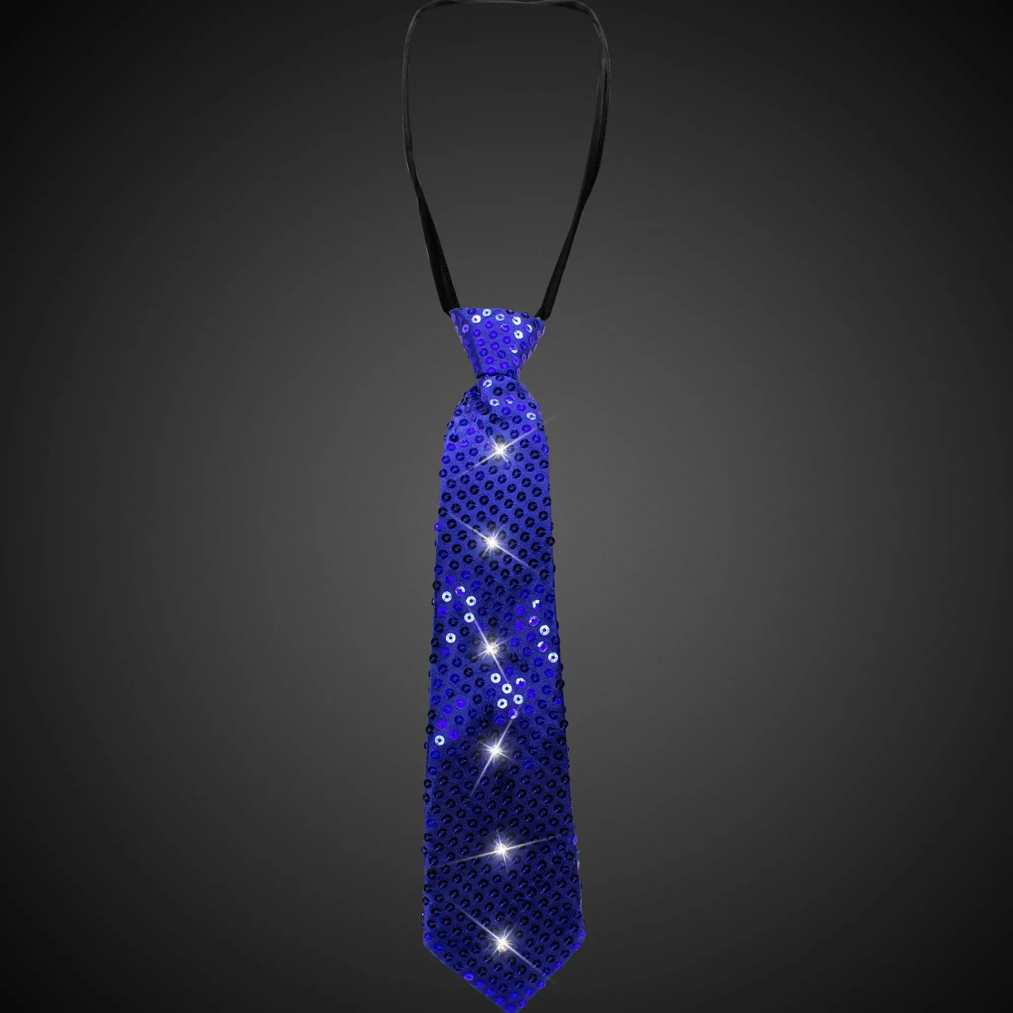 Online Windy City Novelties LED Blue Sequin Necktie