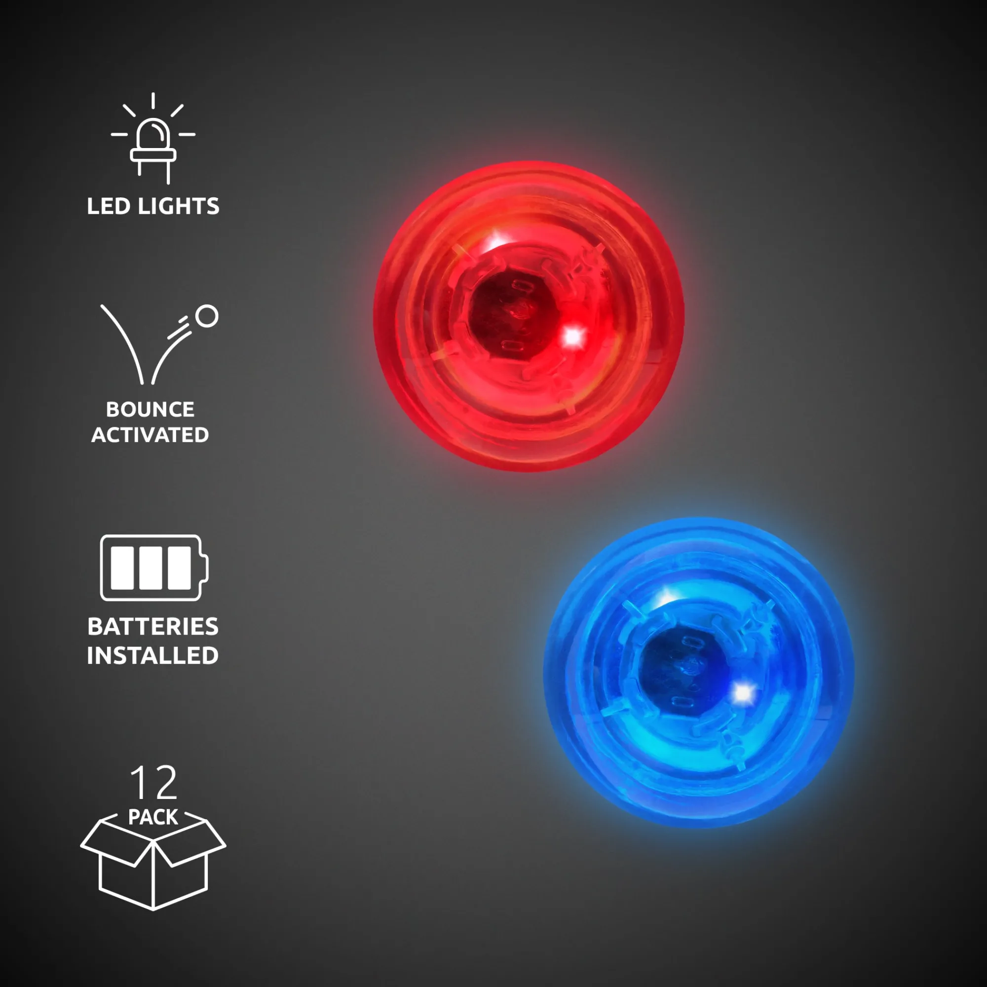Windy City Novelties LED Bounce Balls