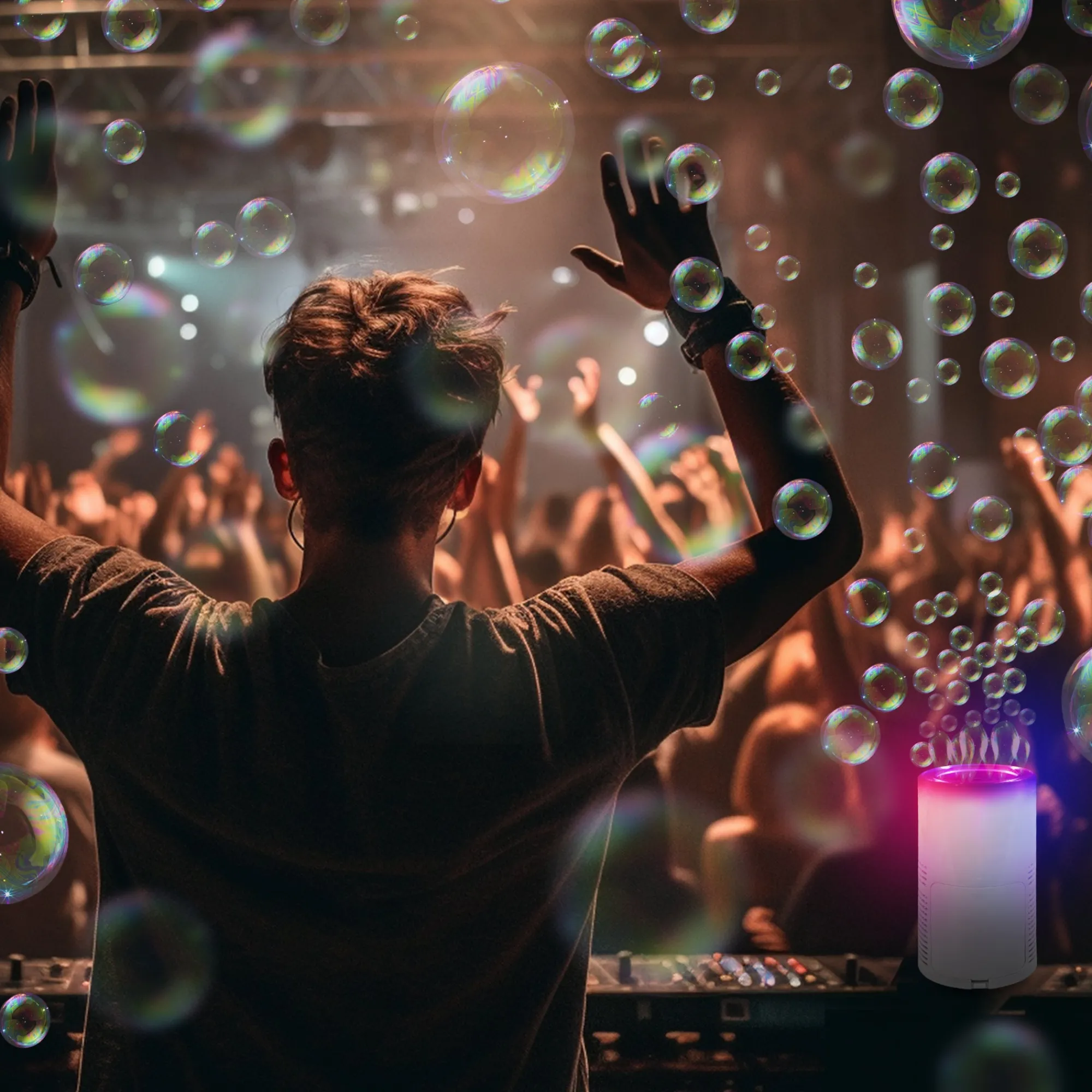 Windy City Novelties LED Bubble Jet Machine