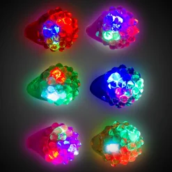 Windy City Novelties LED Bumpy Jelly Rings