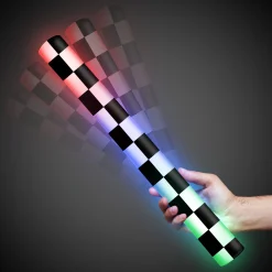Hot Windy City Novelties LED Checkered Flag Foam Lumiton