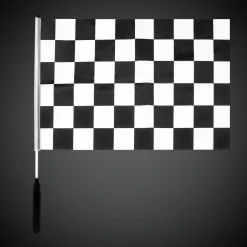 Clearance Windy City Novelties LED Checkered 12" x 18" Flag