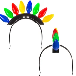 Discount Windy City Novelties LED Christmas Bulb Headband