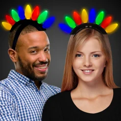 Discount Windy City Novelties LED Christmas Bulb Headband