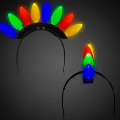 Discount Windy City Novelties LED Christmas Bulb Headband