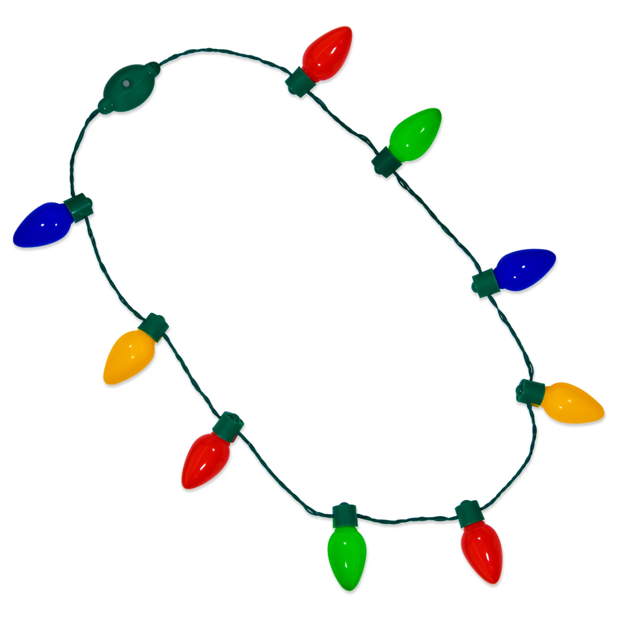 Clearance Windy City Novelties LED Christmas Bulb Necklace