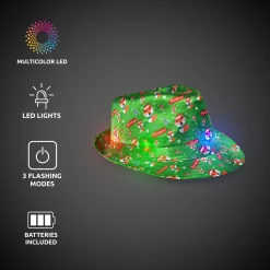Outlet Windy City Novelties LED Christmas Fedora Hats Retail Display