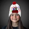 Outlet Windy City Novelties LED Christmas Knit Beanies Retail Hanging Display