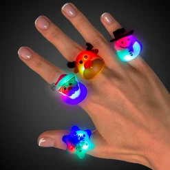 Discount Windy City Novelties LED Christmas Rings Assortment