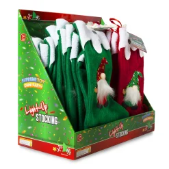 Online Windy City Novelties LED Christmas Stockings Retail Display