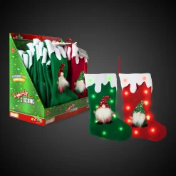 Online Windy City Novelties LED Christmas Stockings Retail Display
