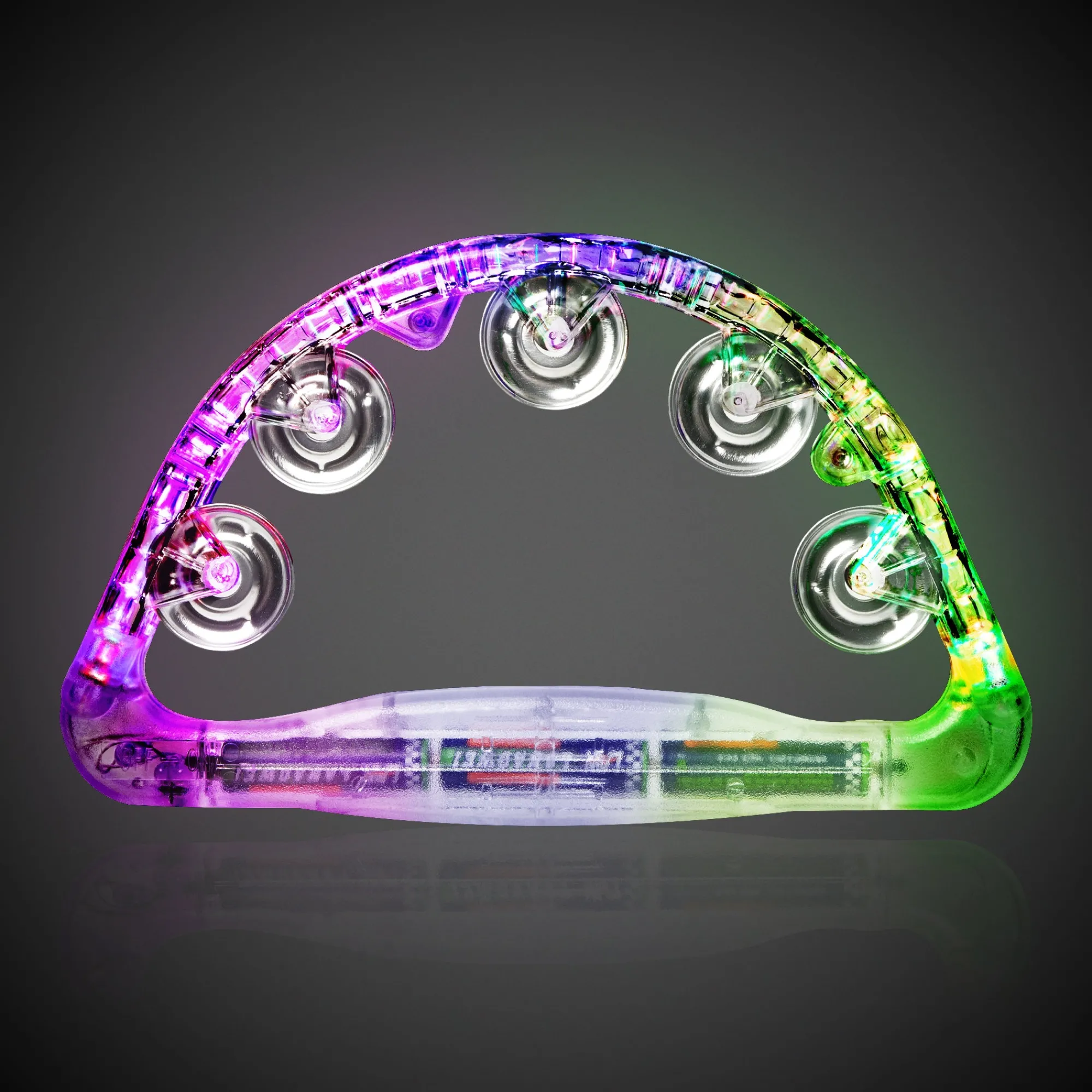 Sale Windy City Novelties LED Clear Tambourine