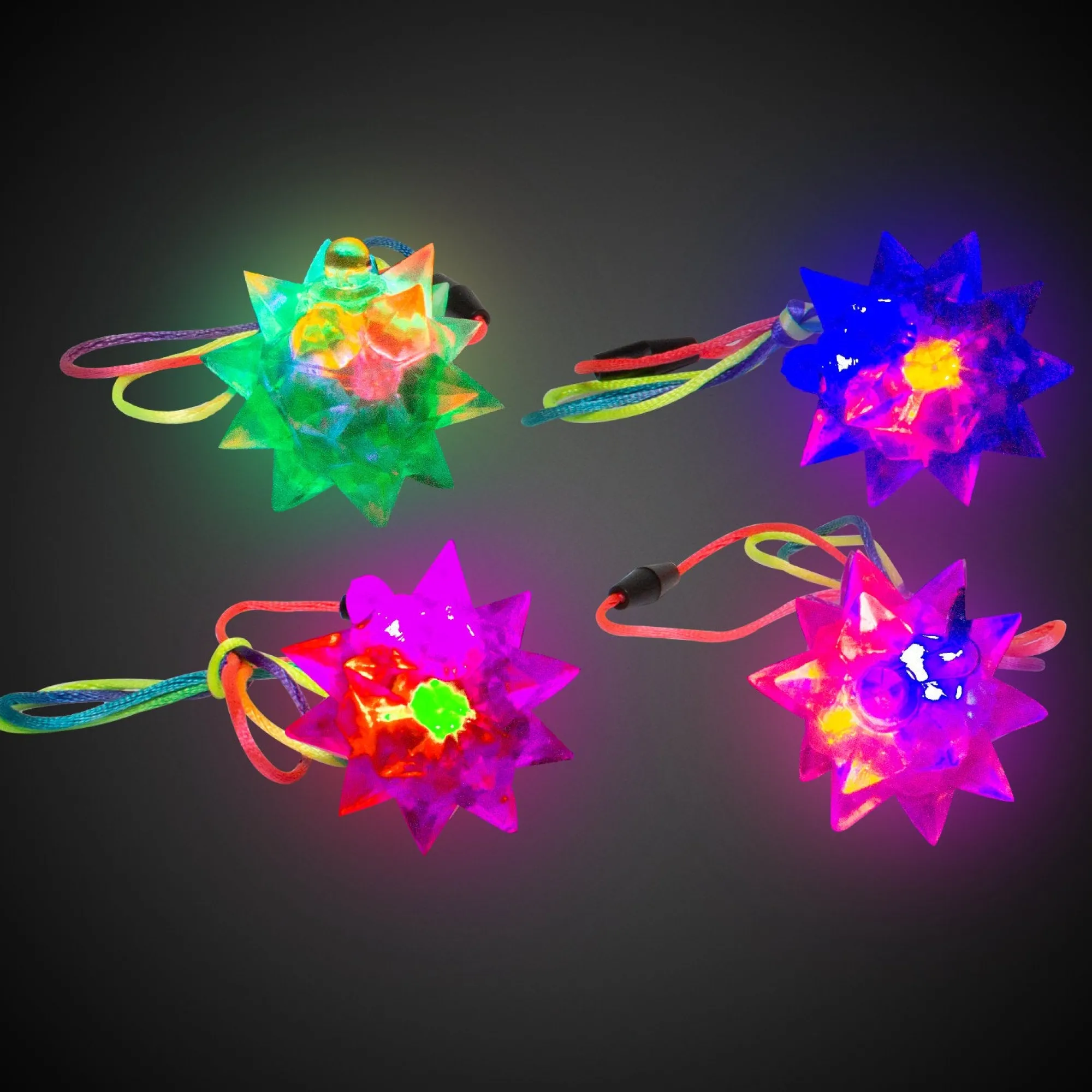 Online Windy City Novelties LED Crystal Star Necklaces
