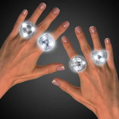 New Windy City Novelties LED Diamond Bling Rings