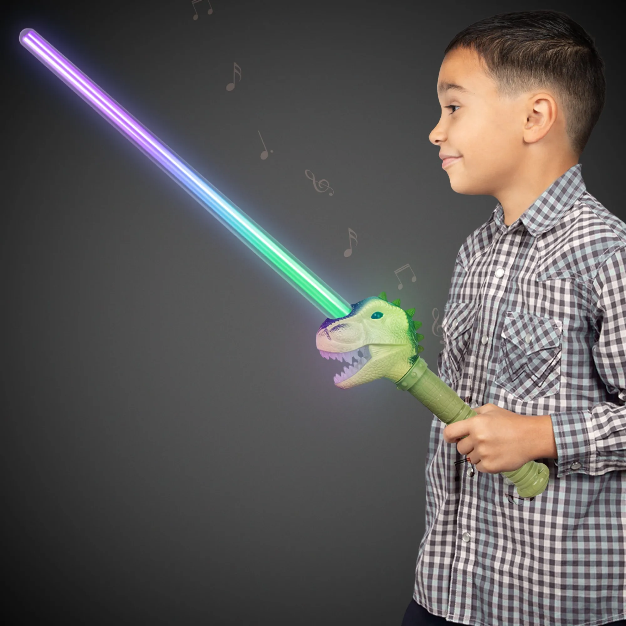 New Windy City Novelties LED Dinosaur Sword with Sound