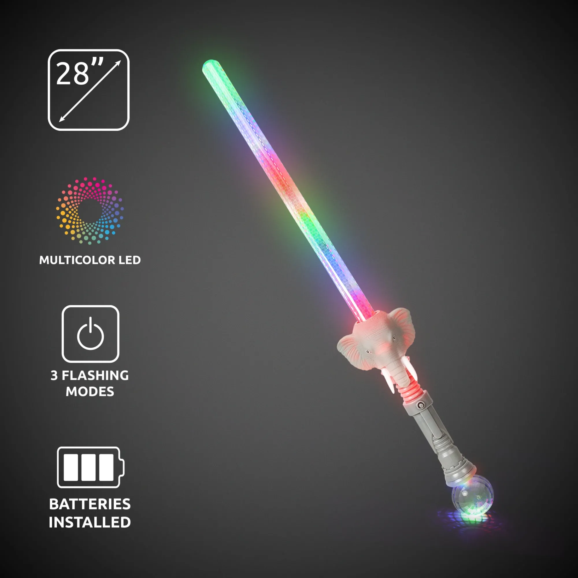 Best Windy City Novelties LED Elephant Sword